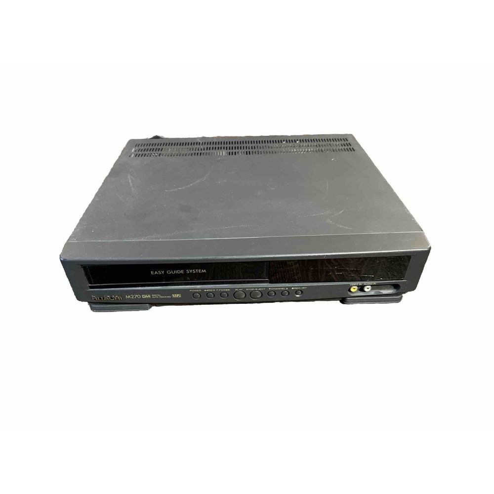 Hitachi Video Deck VT-M270A Digital‎ Auto Tracking VHS Player Tested No Remote